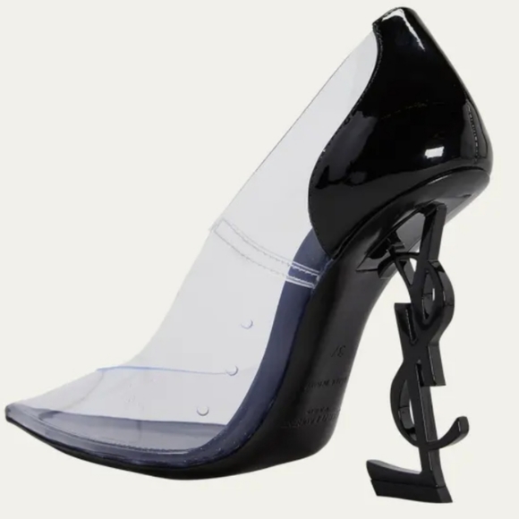 Saint Laurent Clear Opyum 110 Patent Leather Pumps 42 - Picture 5 of 5